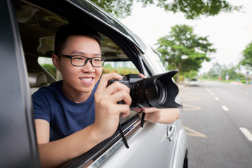 Traveling photographer