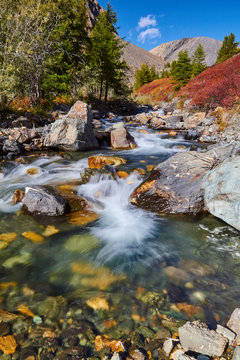 Karagem river, Altay mountine, russia, siberia