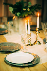 Beautiful Christmas table setting