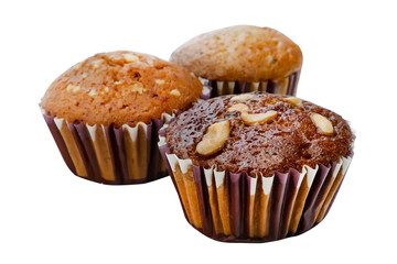 Banana cup cake , bael cup cake and longan cup cake