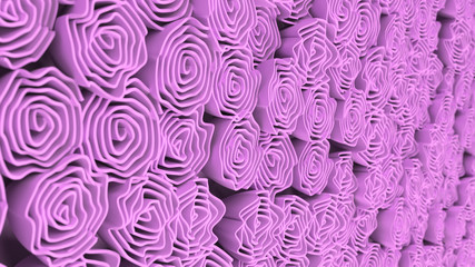 Obraz premium Pattern from purple flowers
