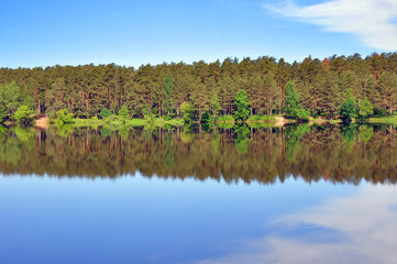Russia. Mirrored waters