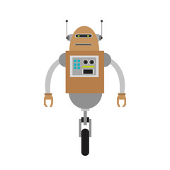 Cute robot cartoon