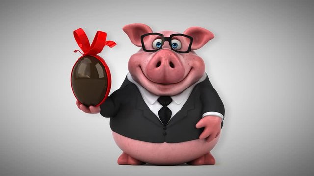Fun pig - 3D Animation