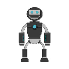 Cute robot cartoon