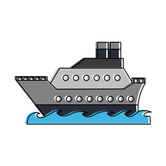 Cruise ship symbol