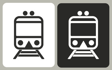 Naklejka premium Metro - vector icon.