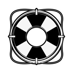 Obraz premium Lifesaver flaot symbol
