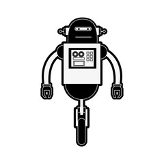 Cute robot cartoon
