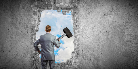 Making your way in business. Mixed media