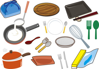 イラスト食器類1