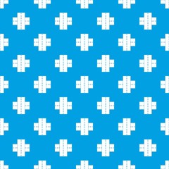 Two roads pattern seamless blue