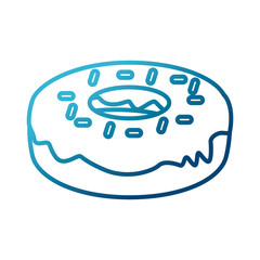 Delicious donut dessert