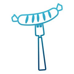 Fork with Sausage delicious food