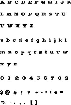 Western Font - Vintage typography