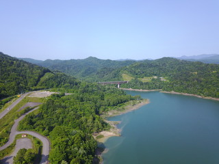 三笠　桂沢湖と山道