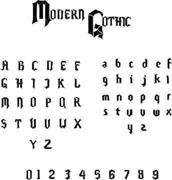Modern Gothic Font