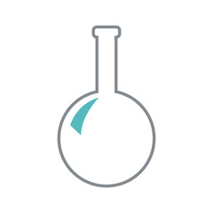 chemistry flask tool icon vector illustration graphic design