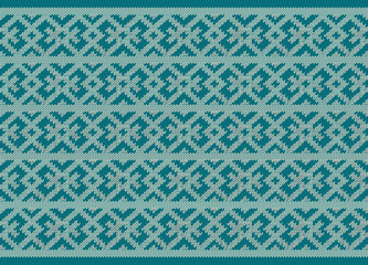 Winter holidays knitted pattern.