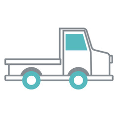 Pick up vehicle icon vector illustration graphic design
