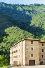 Fototapeta na wymiar Monastery of Santo Toribio de Liebana in Cantabria, Spain