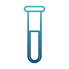 Test tube medical flask icon vector illustration graphic design