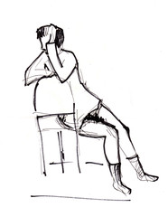 Instanr sketch, people