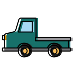 Pick up vehicle icon vector illustration graphic design