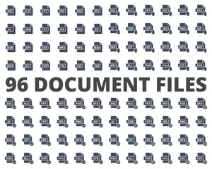 Document File Type Format silhouette