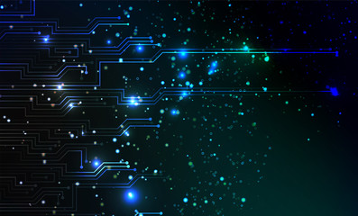 Obraz premium Abstract technological background