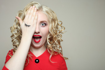 Girl, eyelash extension