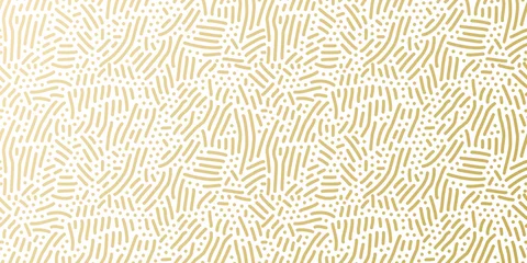 Behang Goud geometrisch abstract Kerst vakantie gouden patroon achtergrond sjabloon voor wenskaart ontwerp. Vector gestippelde abstracte patroon voor Kerstmis of Nieuwjaar winter vakantie wrapper naadloze glanzend goud op witte achtergrond
