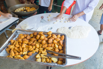 Chinese deep-fried Doughstick or Dough-stick