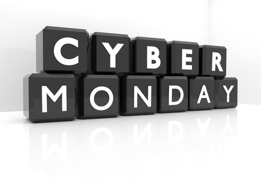 Cyber Monday 3D text