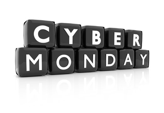 Cyber Monday 3D text