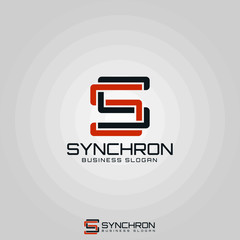 Synchron - Monogram Letter S Logo
