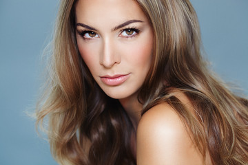 Fototapeta premium Woman With Beautiful Hair