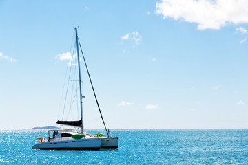 in  australia luxury cruise in a catamaran