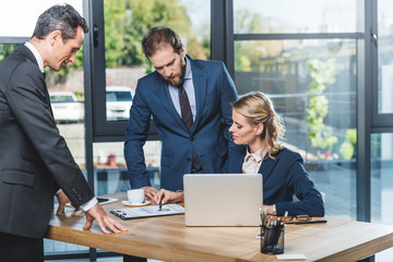 lawyers discussing work