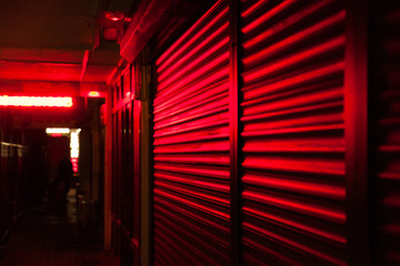 red-light street