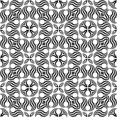 Design seamless monochrome waving pattern
