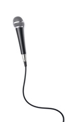 Obraz premium Microphone isolated on white background