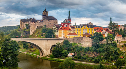 Fototapeta na wymiar Lokec Castle, Czech Republic