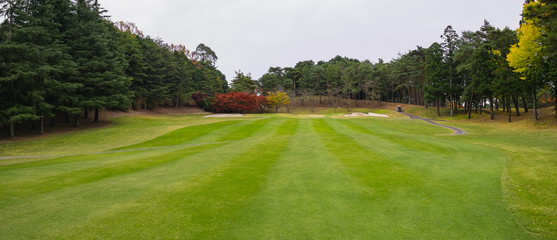Obraz premium ゴルフ場 茨城県