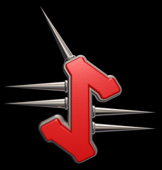 rune mit stacheln