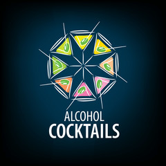 alcoholic cocktails logo