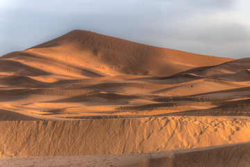 Desert marocain au petit matin