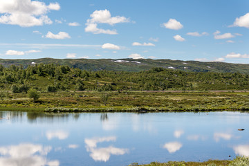 Sløddfjorden lake, Norway
