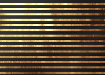 Abstract pattern texture gold stripes. Vector golden and black background.