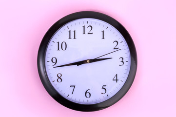wall clock on a bright background